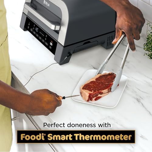 Ninja® Foodi® Smart XL 6-in-1 Indoor Grill & Air Fryer, Black/Silver, DG551 - Image 4