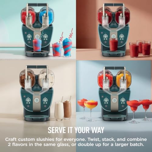 Ninja SLUSHi Twist Smart Frozen Drink Maker with Dual SlushAssist, FS701GN - Image 7
