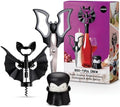 OTOTO Boo-tiful Crew Bundle of Elizabat, Vino, Gracula - Halloween Kitchen Decor Goth Accessories, Cool Kitchen Gadgets, Bat Scissors, Spooky, Witchy Bottle Opener, Garlic Crusher, Spooky Funny Gifts by OTOTO