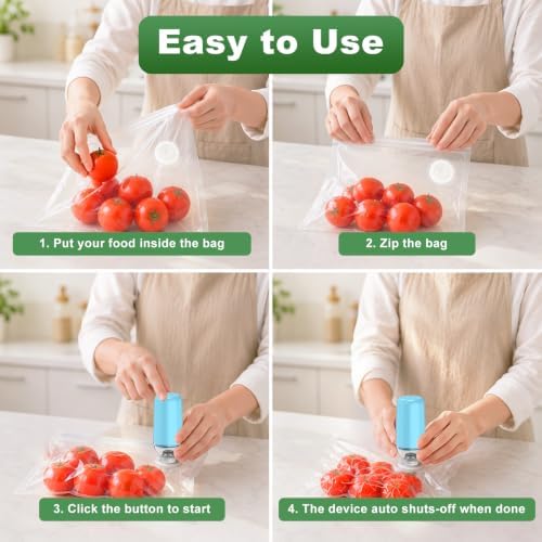 COO Vacuum Sealer for Food, Portable Handheld Sealer (Pump Only) - Image 7