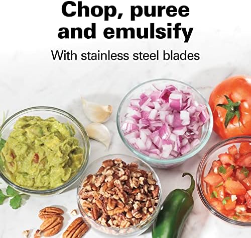 Hamilton Beach 3 Cup Electric Vegetable Chopper & Mini Food Processor - Image 4