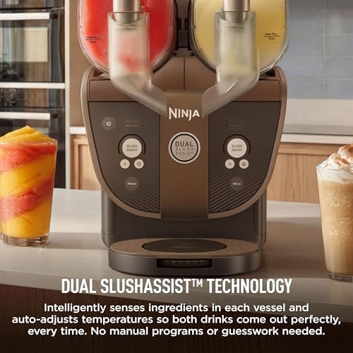 Ninja SLUSHi Twist Smart Frozen Drink Maker with Dual SlushAssist, FS701BR - Image 5