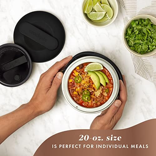 Crock-Pot Electric Lunch Box 20-Ounce Portable Food Warmer Black Licorice Perfect for Travel On-the-Go & Office Use (Pack of 4) - Image 2
