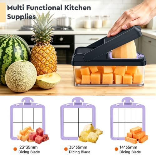 MealHelper 15-in-1 Vegetable Chopper, Food Veggie Chopper With Container - Image 5