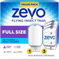 Zevo Flying Insect Trap for Fruit Flies & Gnats, 1 Plug-in Base & 3 Refills by Unknown