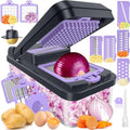 MealHelper 12-in-1 Vegetable Chopper, Food Veggie Chopper With Container by Unknown