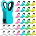 JETMORE 30 Pack Chip Clips Magnetic, Multicolor Food Clips for Bags, Office by Jetmore