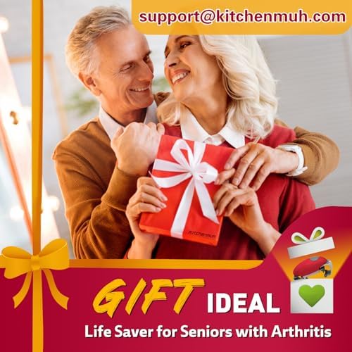 KITCHENMUH Higher Torque Electric Jar Opener for Seniors with Arthritis Fit Almost Jars Size, Automatic Jar Opener for Weak Hands, Hands Free Battery Operated Bottle Opener for Arthritic Hands (Red) - Image 6