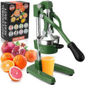 Zulay Kitchen Cast Iron Juicer, Orange Manual Juicer, Citrus Press, Green by ZulayKitchen