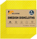 MoLKENE Swedish Dishcloths for Kitchen, 6 Pack Reusable Paper Towels by MoLKENE