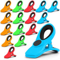 JETMORE 16 Pack Chip Clips Bag Clips, Multicolor Magnetic Chip Clip by Jetmore