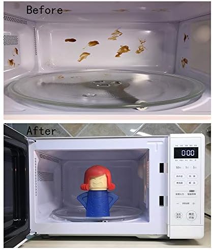 Angry Mom Microwave Cleaner, Mad Mama Microwave Steam Cleaner, Just Add Vinegar and Water, Easily Cleans the Crud in Minutes (Blue) - Image 6