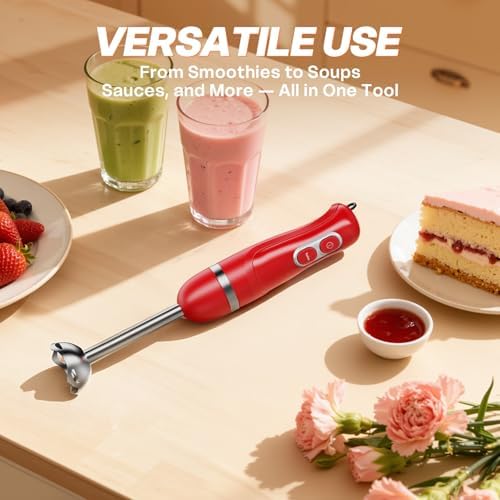 Turelar Immersion Blender Corded 400W, 2 Speed, Emulsifier, Blend, BPA-Free - Image 6