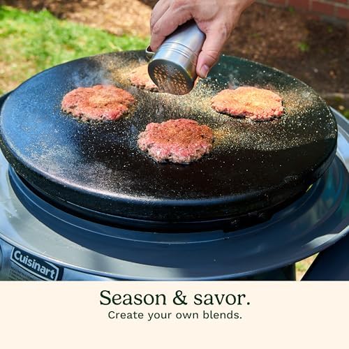 Cuisinart Smash Burger Kit w/Burger Press, Spatula, Shaker & Patty Papers - Image 5