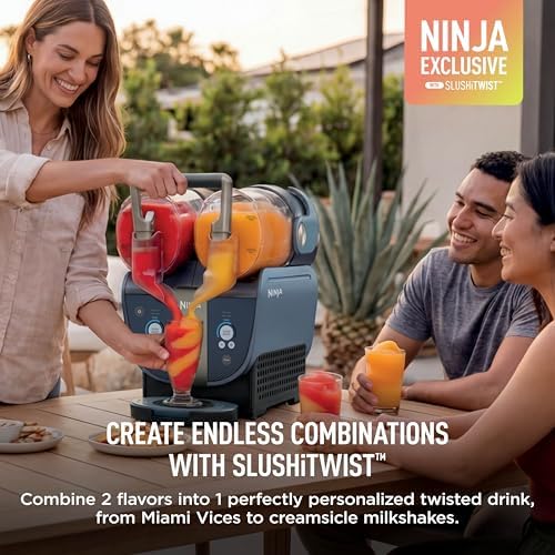 Ninja SLUSHi Twist Smart Frozen Drink Maker with Dual SlushAssist, FS701BL - Image 3