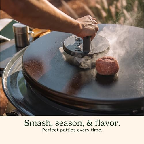 Cuisinart Smash Burger Press, Cast Iron, 6.5" Round Burger Smasher - Image 5