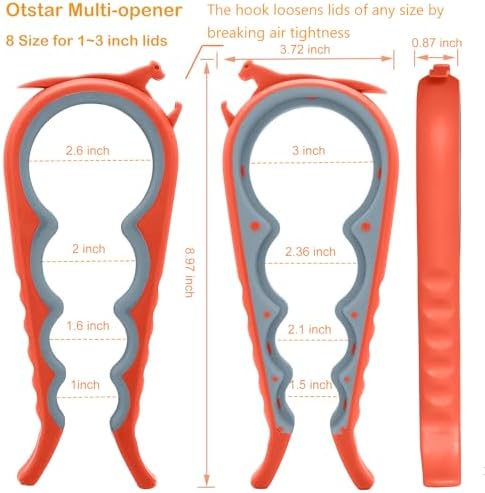 Otstar Jar Opener & Bottle Opener for Seniors with Arthritis, Weak Hands - Image 2