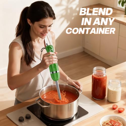 Turelar Immersion Blender Corded 400W, 2 Speed, Emulsifier, Blend, BPA-Free - Image 5