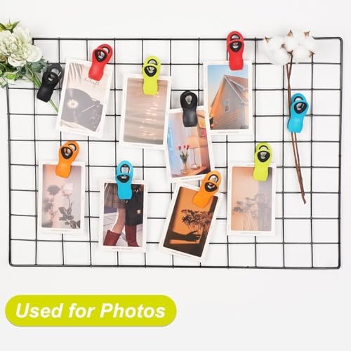 JETMORE 30 Pack Bag Clips, Multicolor Potato Chip Bag Clips, Food Clip - Image 5