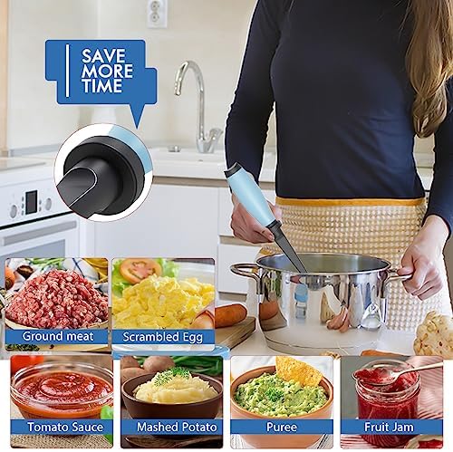 Upgrade Meat Chopper Hamburger Masher Ground Beef Smasher Utensil Mix Tool - Image 3