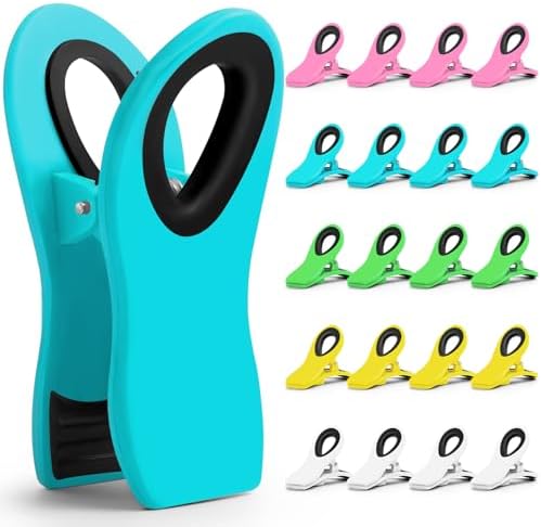 JETMORE 20 Pack Chip Clip, Magnetic Clips for Chips and Other Food Bags by Jetmore
