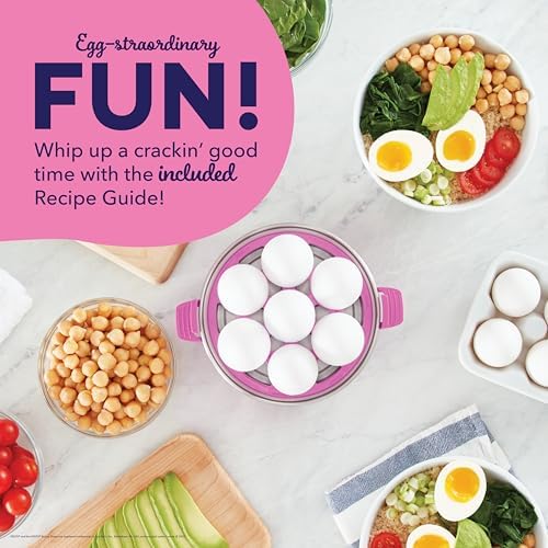 PEEPS & Dash Rapid Egg Cooker, Bunny Omelette Mold, Pink - Image 6