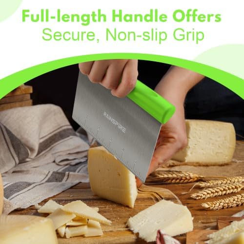 Multi-Purpose Stainless Steel Bench Scraper Dough Blender & Pastry Cutter - Image 4