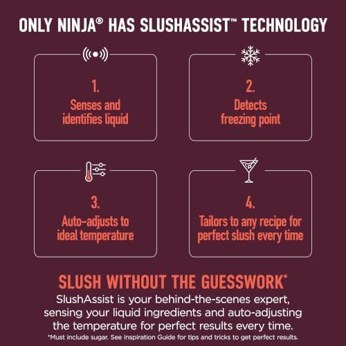 Ninja SLUSHi Smart Frozen Drink Maker, SlushAisst Techonology, FS351BL - Image 4
