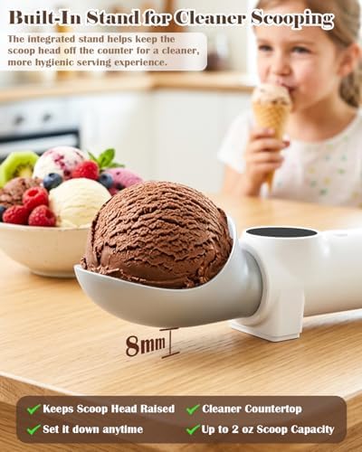 Heated Ice Cream Scoop Rechargeable, Electric Scooper with Drip-Proof Stand - Image 5