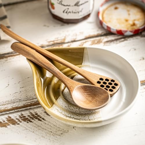 Ceramic Spoon Rest for Stove Top, Spoon Holder for Kitchen Counter - Image 3