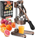 Zulay Kitchen Cast Iron Juicer, Orange Manual Juicer, Citrus Press, Copper by ZulayKitchen