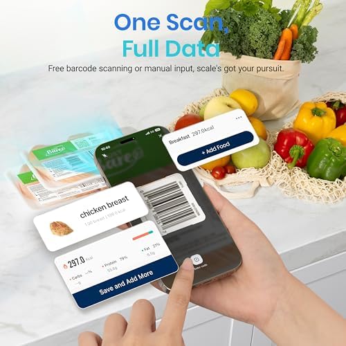 Etekcity Food Kitchen Scale with Nutritional Calculator, Smart App, 11lb - Image 4