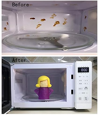 Angry Mama Microwave Cleaner, Vinegar and Water Steam Tool (Purple) - Image 6