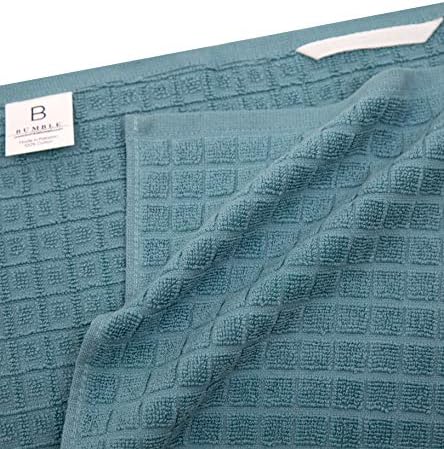 Premium Kitchen Towels 6 Pack 100% Cotton, 20"x28" Dish Towels - Teal Check - Image 4