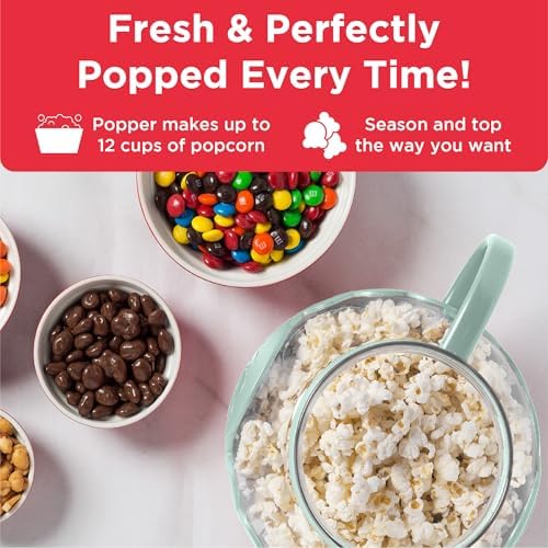 Ecolution Patented Micro-Pop Microwave Popcorn Popper with Temperature Safe Glass, 3-in-1 Lid Measures Kernels and Melts Butter, Made Without BPA, Dishwasher Safe, 3-Quart, Aqua - Image 4