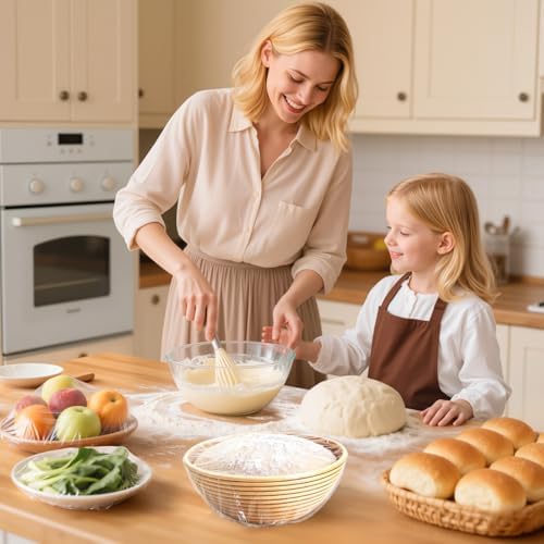 Homelove 200pcs Bowl Covers Bread Proofing - Plastic Wrap for Food Sourdough Bread Baking Rising Elastic Reusable Plate Covers Outdoor Food Fresh Keeping Bags Shower Cap Hair Deep Conditioning - Image 2