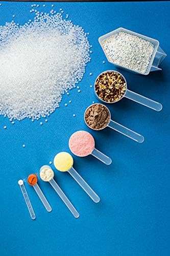 55 mL (55 CC | 1.86 Oz.) Long Handle Scoop for Measuring Coffee, Pet Food, Grains, Protein, Spices and Other Dry Goods (Pack of 5)