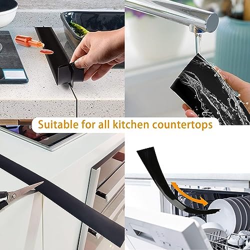 ItsNio Silicone Stove Gap Covers 2 Pack, Stove Gap Filler 25 Inches, Black - Image 4
