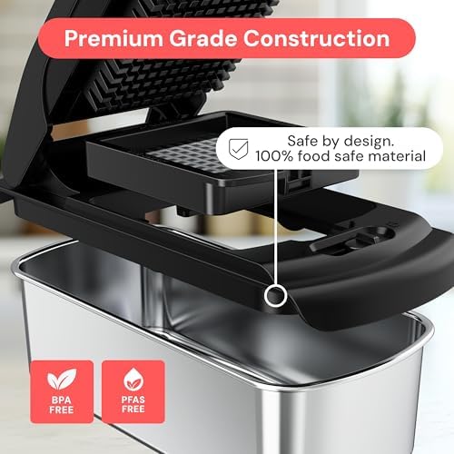Fullstar Pro Original Vegetable Chopper & Mandoline Slicer 8-in-1 Prep Tool - Image 5