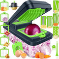 MealHelper 15-in-1 Vegetable Chopper, Food Veggie Chopper With Container by Unknown