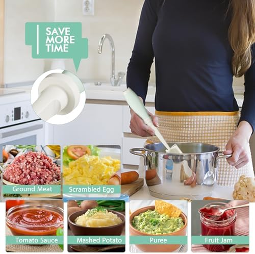 2Pack Meat Chopper Hamburger Masher Ground Beef Smasher Utensil Mix Tool - Image 2