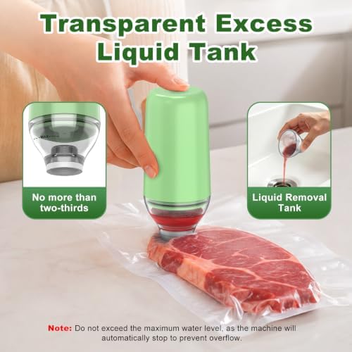 COO Vacuum Sealer for Food, Portable Handheld Sealer (Pump Only) - Image 4