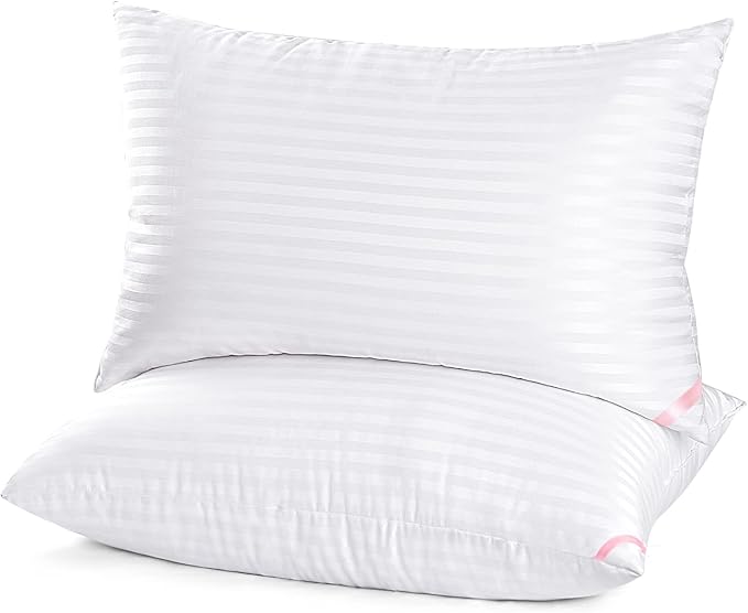 EIUE Hotel Collection Bed Pillows Standard Size - Down Alternative 2 Pack White