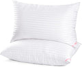 EIUE Hotel Collection Bed Pillows King Size - Down Alternative 2 Pack White