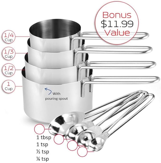 EatEx Bakeware Sets and Mixing Bowl Set, Non-Stick Baking Sheet Set with Utensils, Carbon Steel Cookie Sheets for Baking with Silicon Handles, Oven Safe Sheet Pans and More