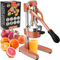 Zulay Kitchen Cast Iron Juicer, Orange Manual Juicer, Citrus Press, Rusted by ZulayKitchen