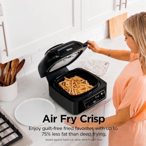 Ninja® Foodi® Smart 5-in-1 Indoor Grill & 4-qt Air Fryer, Black, LG451BK - Image 5