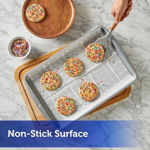 Reynolds Kitchens Cookie Baking Sheets, Pre-Cut Baking Parchment Paper Sheets for Cookies, Oven-Safe up to 425 Degrees, Reusable Up to 3X, No-Mess Cleanup, 12 in x 16 in, 22 Count (Pack of 2) - Image 7