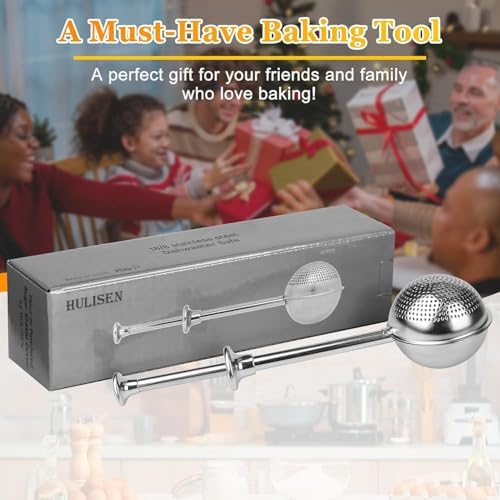 HULISEN Flour Duster, 304 Stainless Steel Flour Sifter for Baking - Image 6