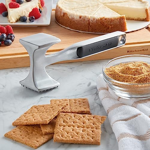 KitchenAid Gourmet Multi Sided Meat Tenderizer for Pounding Meats, Nuts, Shellfish, ect, Hang Hole for Easy Storage, Hand Wash, One Size, Black (Pack of 12) - Image 6